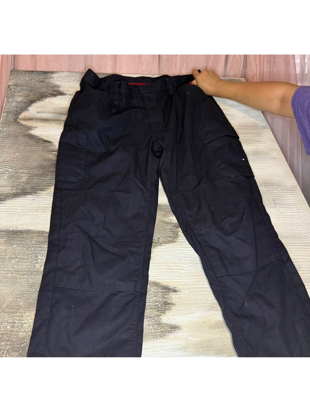 Women Empyre Black Straight Leg Denim Pant